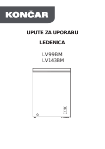 Manual Končar LV143BM Freezer