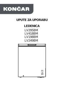 Handleiding Končar LV198BM Vriezer