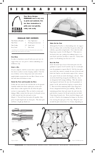 Manual Sierra Designs Parallax Tent