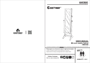 Handleiding Costway HW61490 Spiegel