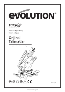 Kullanım kılavuzu Evolution FURY6 Gönye testeresi