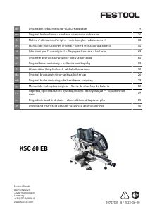 Bruksanvisning Festool KSC 60 EB Kapsåg