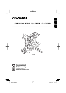 Manual Hikoki C 8FSHE Mitre Saw