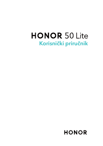 Priručnik Honor 50 Lite Mobilni telefon