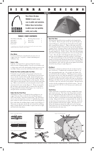 Handleiding Sierra Designs Tengu 3 Tent