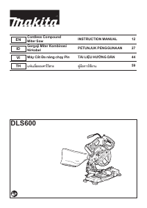 Manual Makita DLS600 Mitre Saw