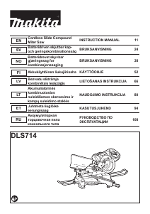 Käyttöohje Makita DLS714 Jiirisaha