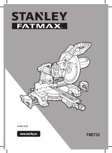 Руководство Stanley FME720-QS Торцовочная пила