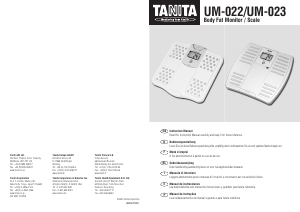 Manual Tanita UM-023 Scale