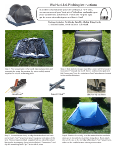 Handleiding Sierra Designs Wu Hu 4 Tent