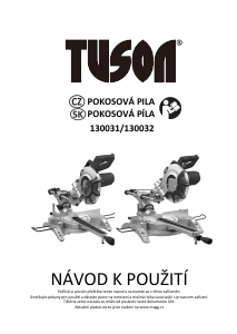 Návod Tuson 130031 Pokosová píla