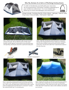 Handleiding Sierra Designs Wu Hu 4+2 Tent