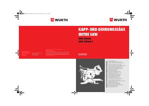 Manual Würth KGS 250-60 Mitre Saw