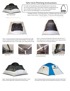 Handleiding Sierra Designs Yahi 6 Tent