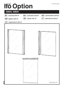 Manual Ifö Option Espelho