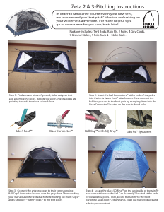 Handleiding Sierra Designs Zeta 3 Tent