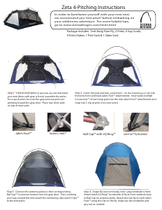 Handleiding Sierra Designs Zeta 4 Tent