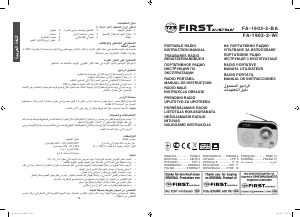 Manual First Austria FA-1903-2-BA Radio