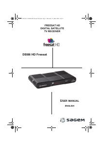 Handleiding Sagem DSI86 HD (Freesat) Digitale ontvanger