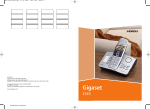 Bedienungsanleitung Gigaset E365 Schnurlose telefon