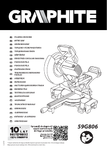 Rokasgrāmata Graphite 59G806 Leņķzāģis