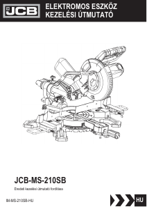 Használati útmutató JCB JCB-MS-210DB Gérfűrész