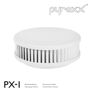 Manual Pyrexx PX-I Smoke Detector