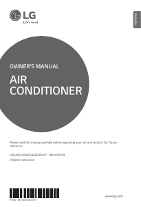 Manual LG ARNU54GBRA4 Air Conditioner