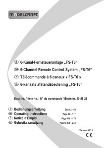 Handleiding Modelcraft FS-T6 RC Controller