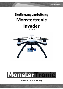 Bedienungsanleitung MonsterTronic MT1235 Invader Drohne