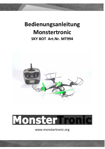 Bedienungsanleitung MonsterTronic MT994 Sky Bot Drohne