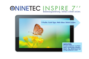 Bedienungsanleitung NINETEC Inspire 7 Tablet