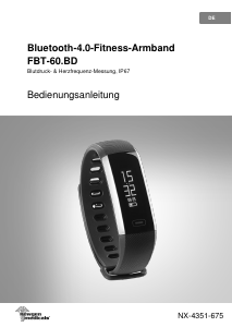 Bedienungsanleitung Newgen Medicals NX-4351-675 FBT-60.BD Aktivitätstracker