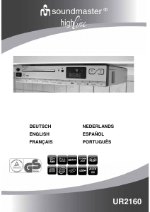 Bedienungsanleitung Soundmaster UR2160 Radio