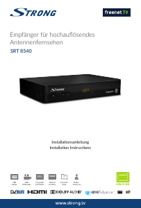 Bedienungsanleitung Strong SRT 8540 Digital-receiver