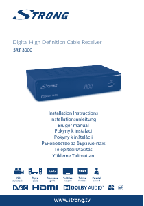 Bedienungsanleitung Strong SRT 3000 Digital-receiver