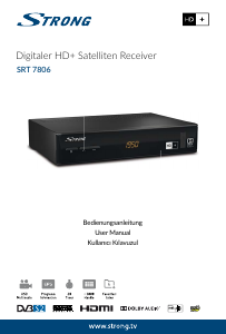 Bedienungsanleitung Strong SRT 7806 Digital-receiver