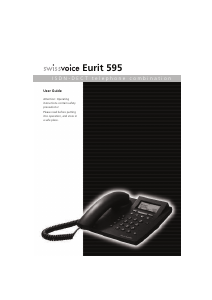 Handleiding Swissvoice Eurit 595 Telefoon