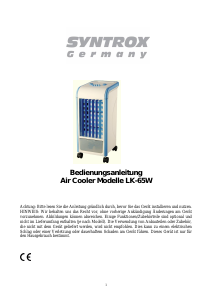 Bedienungsanleitung Syntrox LK-65W Ventilator