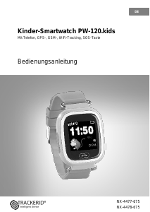 Bedienungsanleitung TrackerID NX-4477-675 PW-120.kids Smartwatch
