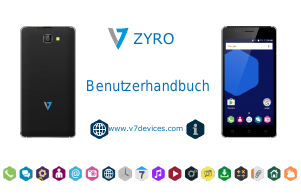 Bedienungsanleitung V7 Zyro Handy