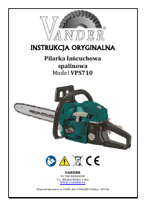 Instrukcja Vander VPS710 Piła łańcuchowa