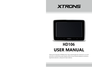 Handleiding XTRONS HD106 DVD speler