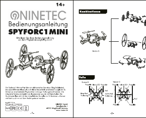 Bedienungsanleitung NINETEC SPYFORC1 Mini Drohne