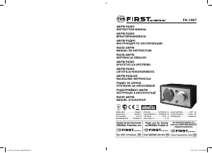 Handleiding First Austria FA-1907 Radio