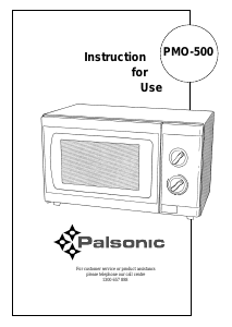 Manual Palsonic PMO-500 Microwave