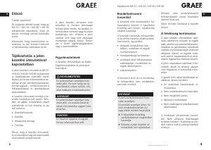 Használati útmutató Graef MS 85 Tejhabosító