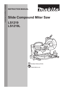 Manual Makita LS1219L Mitre Saw