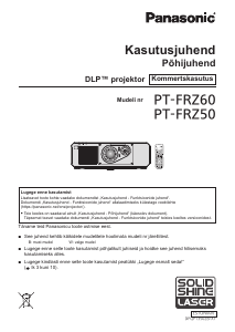 Kasutusjuhend Panasonic PT-FRZ60 Projektor