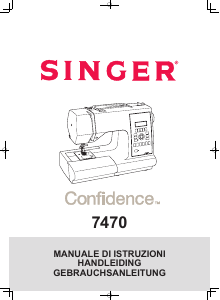 Manuale Singer 7470 Confidence Macchina per cucire